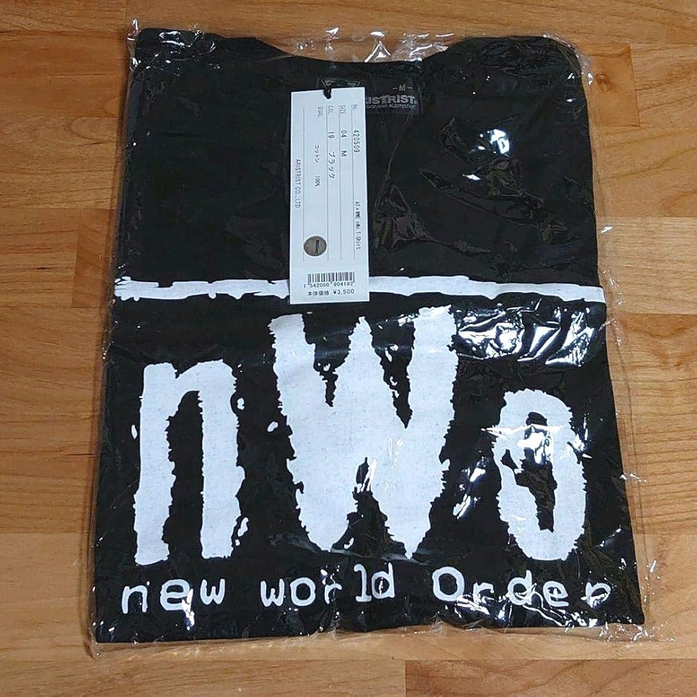 蝶野正洋&グレートムタTシャツ nwo 新日本プロレス 当時物 NWO グレートムタ＆蝶野正洋 新日本プロレス 当時物 Tシャツ